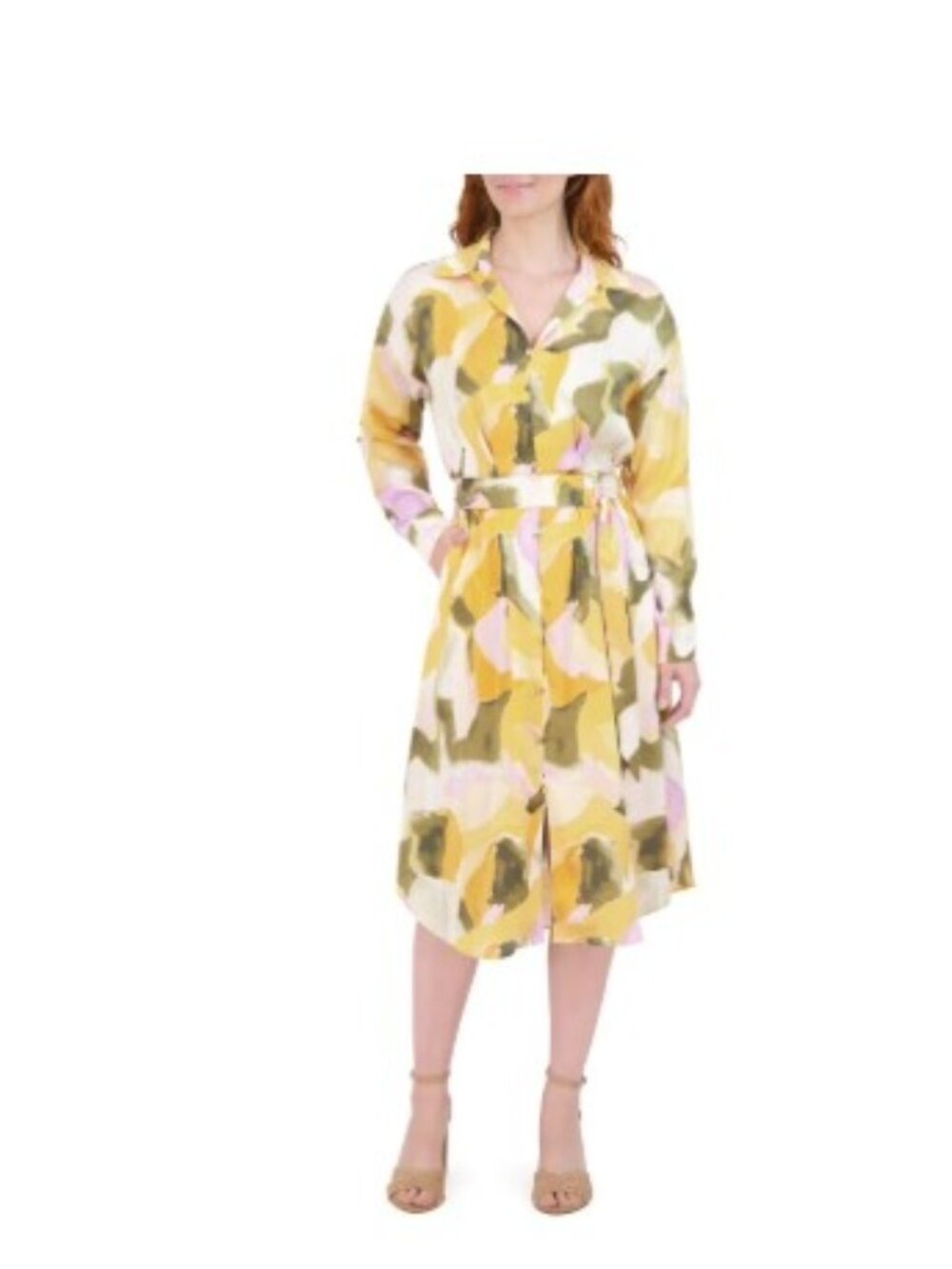 French Connection Women's Long Shirt Dress Multicolor Multiple Sizes